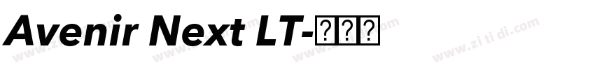 Avenir Next LT字体转换